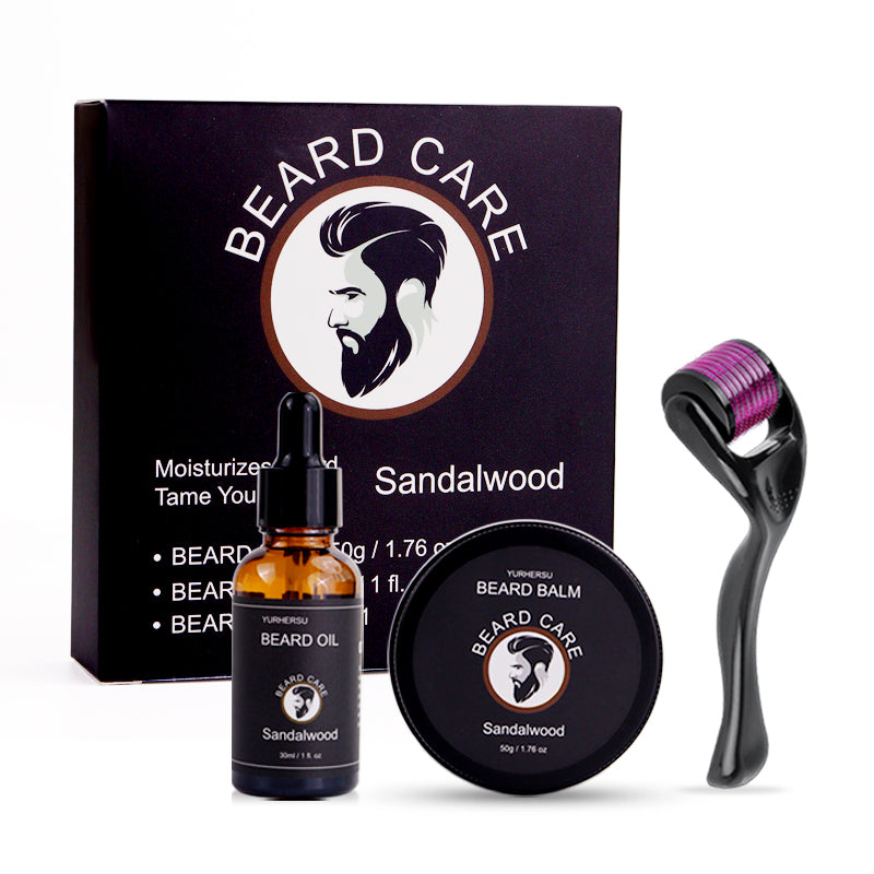 Beard Growth & Grooming Kit for Men | Complete Beard Care Set with Balm & Oil – Personal Care Essential