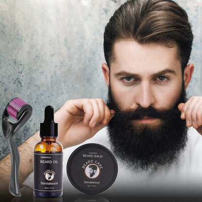 Beard Growth & Grooming Kit for Men | Complete Beard Care Set with Balm & Oil – Personal Care Essential