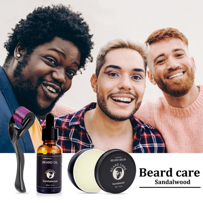 Beard Growth & Grooming Kit for Men | Complete Beard Care Set with Balm & Oil – Personal Care Essential