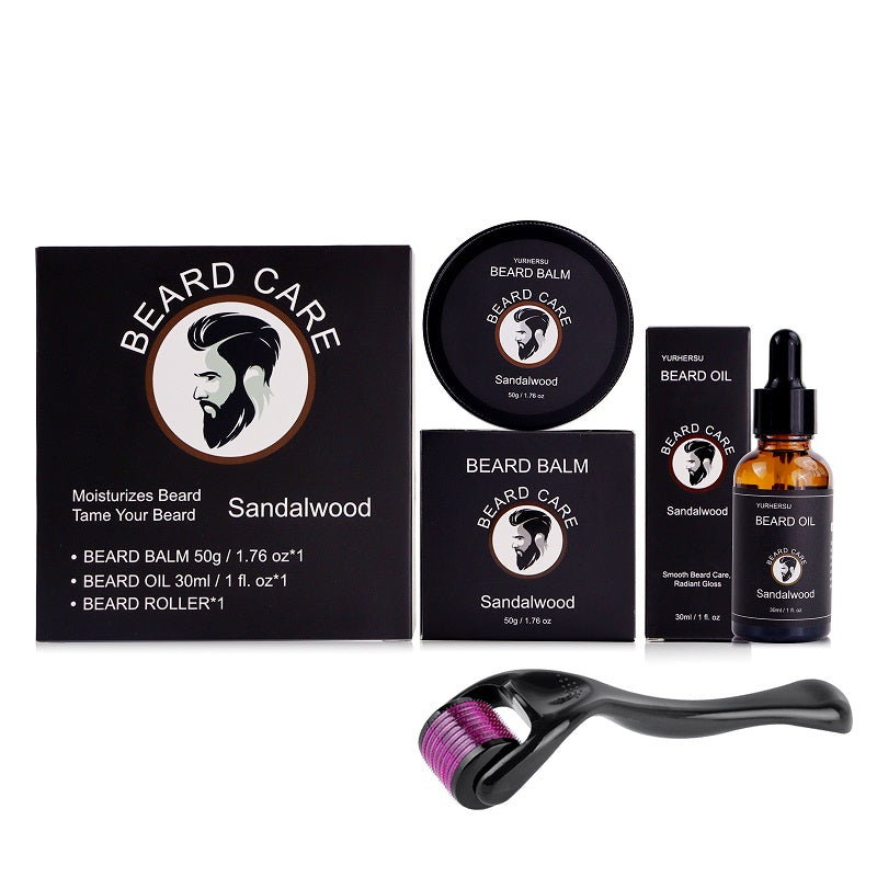 Beard Growth & Grooming Kit for Men | Complete Beard Care Set with Balm & Oil – Personal Care Essential