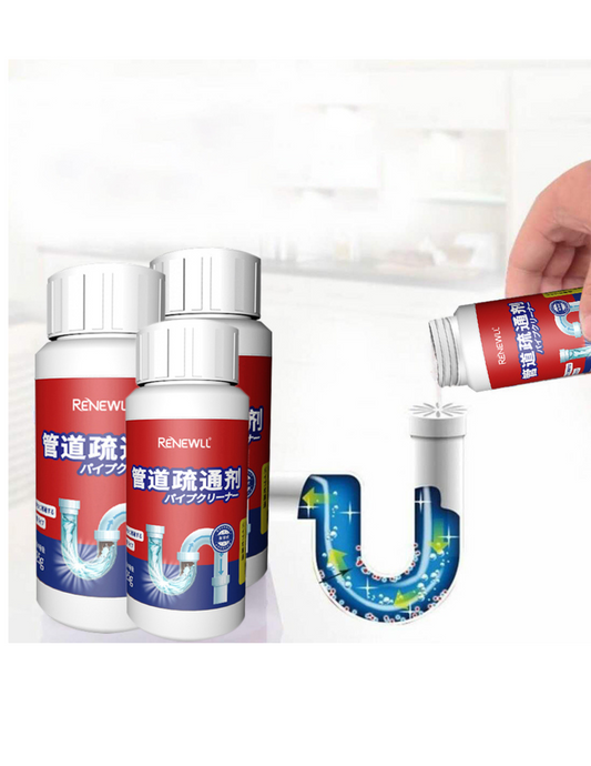 3Pieces Bathroom Kitchen Pipe Drain Cleaning