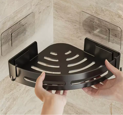 No Drill 1/3 PCS Bathroom Shelf, Storage Organizer