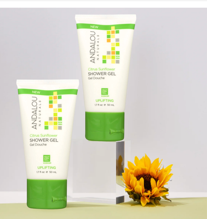 ANDALOU NATURALS Citrus Sunflower Uplifting Shower Gel 50 ML